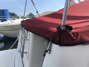 Rinker Vee 270 Custom Cockpit Cover by Chicago Marine Canvas