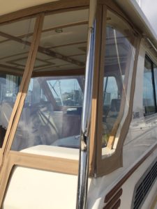 Sabre Hardtop Express 42' Custom Aft Enclosure by Chicago Marine Canvas