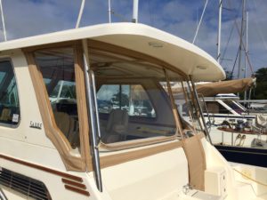 Sabre Hardtop Express 42' Custom Aft Enclosure by Chicago Marine Canvas