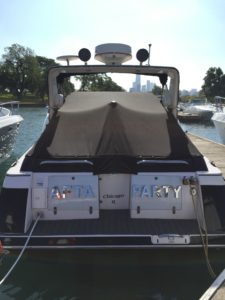 Donzi 3250 LXC Cockpit Cover by Chicago Marine Canvas