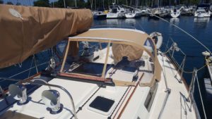 Custom Sailboat Dodger, Sail Cover, Helm Cover, Winch Covers