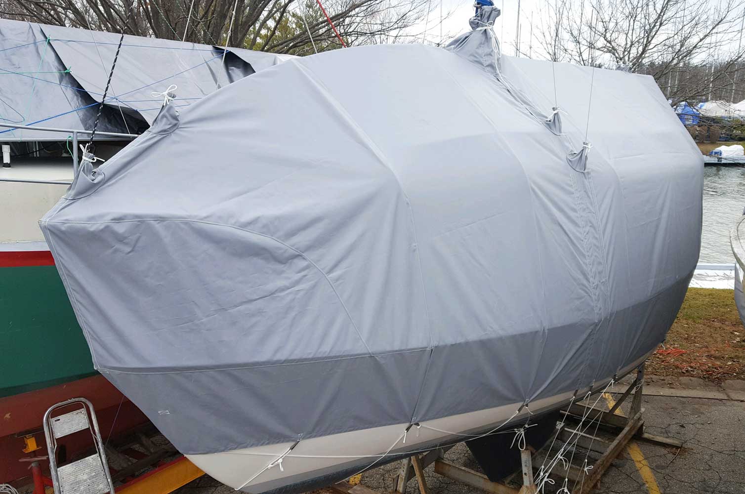 Model Ship Covers Top Gun | Chicago Marine Canvas | Custom Boat Covers