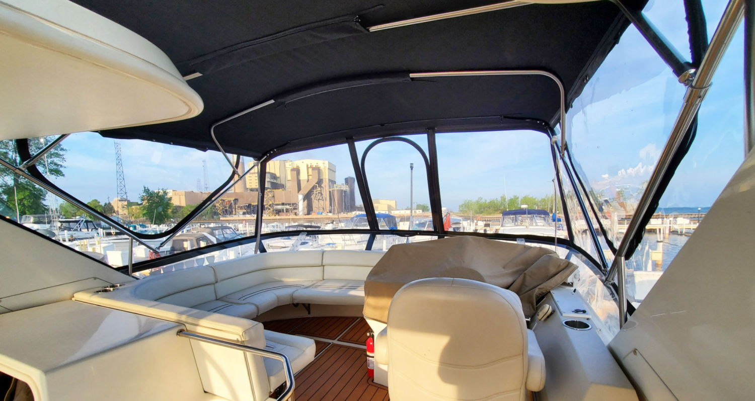 Cruisers Yachts Full Canvas Enclosure Chicago Marine Canvas