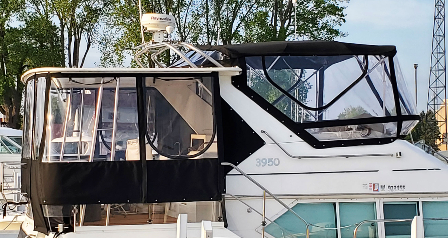 Cruisers Yachts Full Canvas Enclosure Chicago Marine Canvas